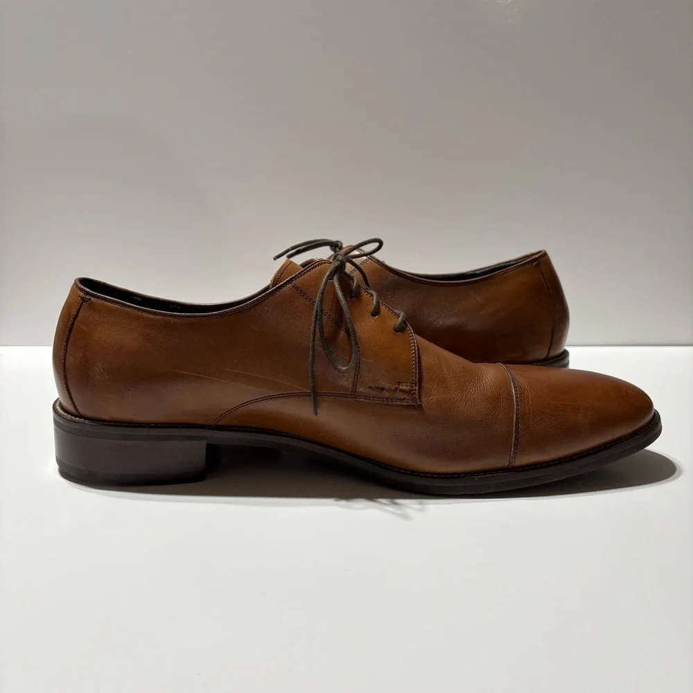 Cole Haan Tan Leather Men's‎ Oxfords